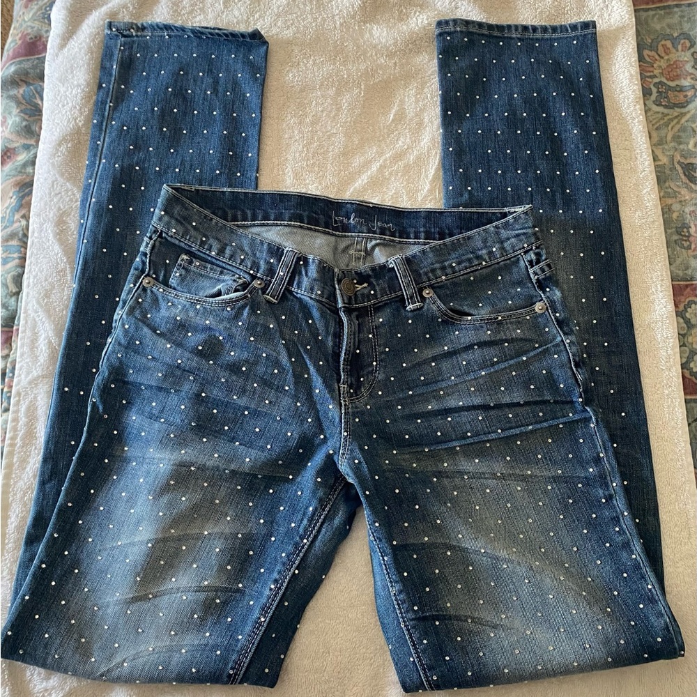 London Jeans Rhinestone jeans. Size 4 Bling